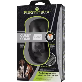 FURminator - Rubberborstel voor honden en paarden - L
