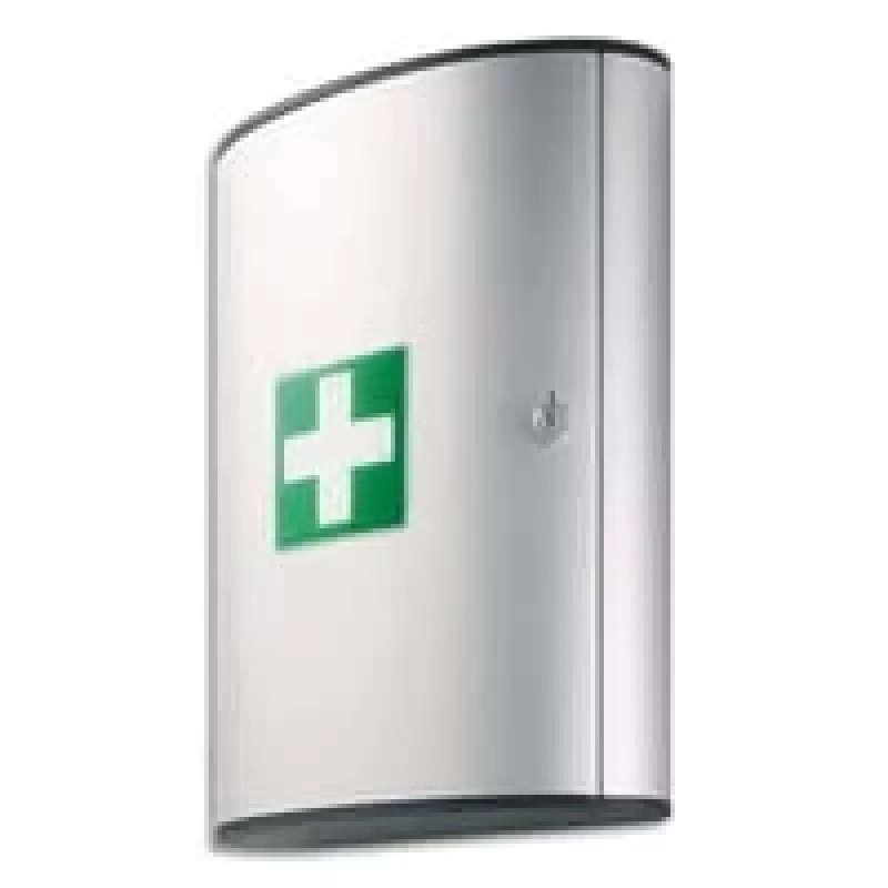 Durable 197323 EHBO-doos L, aluminium, zilver