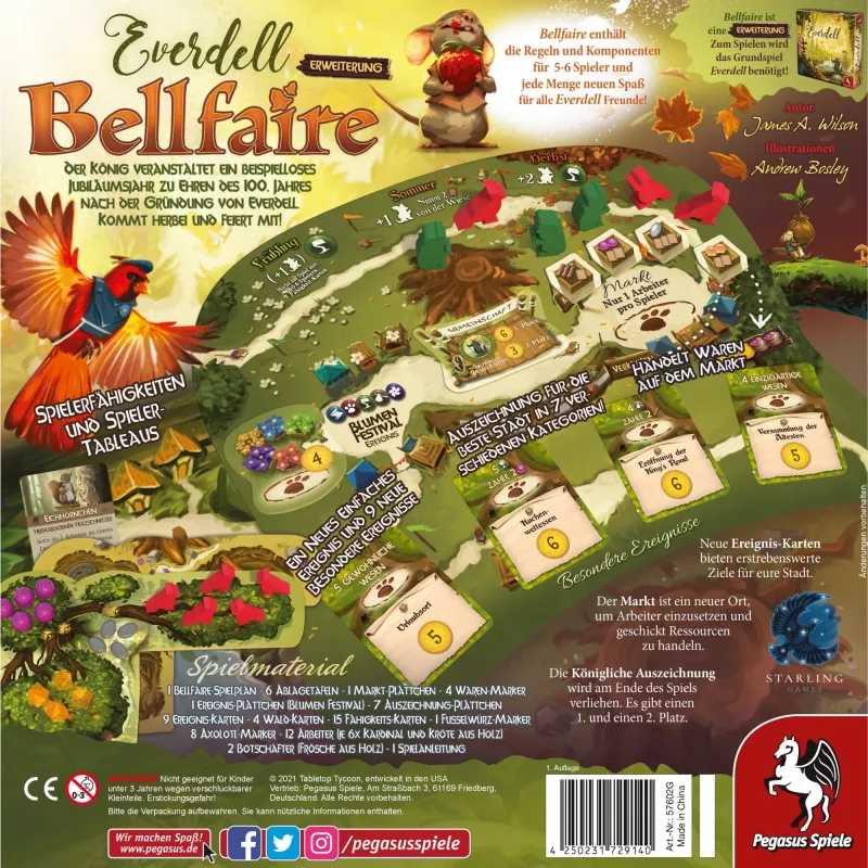 Everdell: Bellfaire, bordspel-uitbreiding