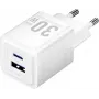 Vention 30W - oplader met GaN-technologie, 1x USB-A, 1x USB-C (wit)