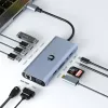 USB-C 11-in-1 adapter Hawk HW-HUB1101 — multiport-hub met 11 aansluitingen