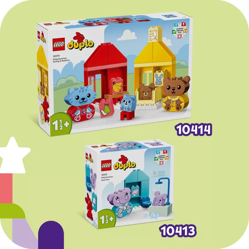 LEGO DUPLO mijn eerste dagelijkse routines: eten & bedtijd 10414