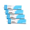 1S BetaFPV BT2.0 drone-accupack 450mAh 4-pack, 3,8V