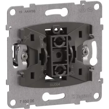 Legrand SEANO inbouwmodule 765006 wisselschakelaar 10AX push-in klemmen (765006)