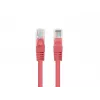Lanberg PCU6-20CC-0025-R Cat.6 UTP patchkabel, 0,25 m, Rood, verpakking van 10