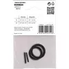 Set borgring en pen, voor PRO Impact dopsleutel 1/4, beveiliging zwart, 4-delig