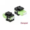 Keystone-afdekking DeLOCK 86806 zwart voor glasvezelkoppeling 10 stuks