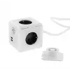 Meervoudig stopcontact Tellur Power Cube Extended 4 stopcontacten 2 USB-aansluitingen