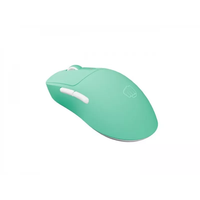 Draadloze muis Fury Tanto T4 Mintgroen — instelbare DPI, USB-ontvanger, ergonomisch ontwerp