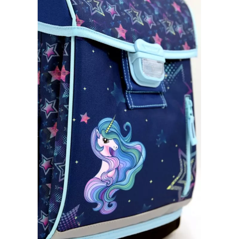 Schooltas HAMA 00129681 Rainbow Unicorn – lichte kinderrugzak met verstelbare banden