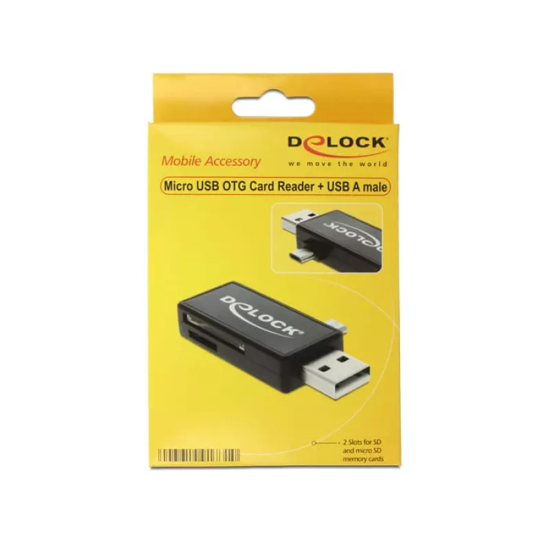Kaartlezer DeLOCK 91731 USB 2.0 zwart