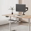 Toetsenbordhouder MACLEAN MC-156 W — verstelbaar plateau onder tafel, max. belasting 5 kg