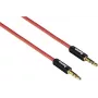Hama 0,5 m 3,5 mm/3,5 mm audiokabel rood