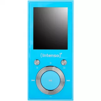 MP3-speler INTENSO Video Scooter BT — 16 GB, LCD-display, microSD-compatibel, blauw