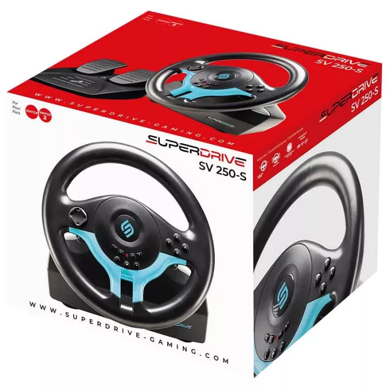 Subsonic Superdrive SV 250-S stuurwiel Blue Edition