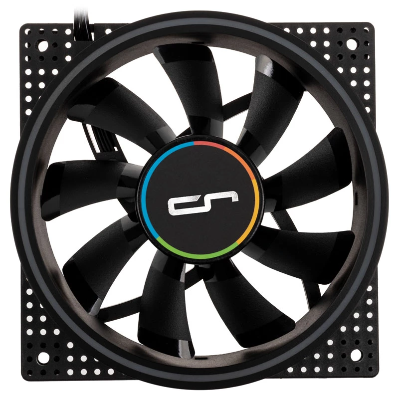 Cryorig Crona S CR-XRS3 PWM ARGB behuizingsventilator (3 st.), 120 mm, zwart