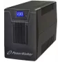 Uninterruptible Power Supply PowerWalker VI 800 SCL FR — line-interactive UPS 0,8 kVA (480 W), 2 stopcontacten type E, USB, RJ-45/RJ-11, 12V 9Ah accu, tower, zwart