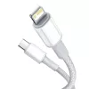 Baseus CATLGD-02 Lightning-kabel 1 m wit
