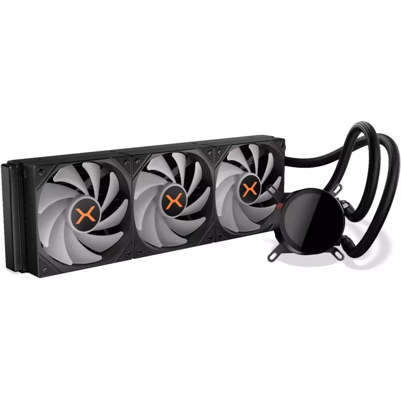 KRUX HydroX 360 ARGB AIO-waterkoeling, 360 mm, zwart