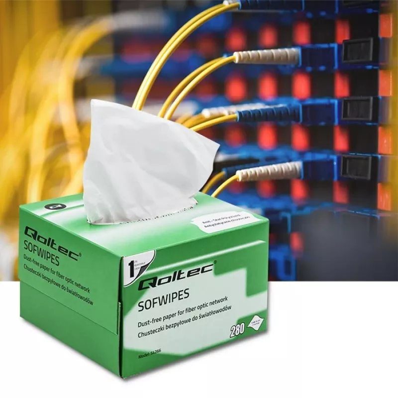 Qoltec pluisvrije vezeloptische doekjes
