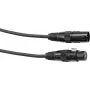 DMX-kabel EUROLITE XLR 5-polig, 1 m, zwart