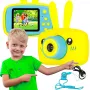 Kinderdigitale camera Extralink H23 geel 1080P 30fps 2,0 inch scherm