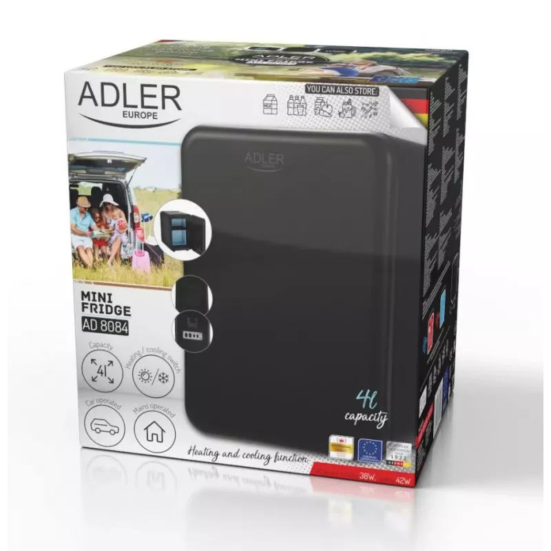 Adler Ad 8084 mini-koelkast 4L Ac/dc