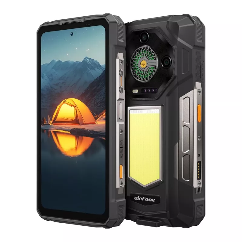 Robuuste smartphone UleFone Armor 33 5G 6,3 inch – 12 GB RAM, 512 GB opslag, zwart