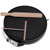 Adler AD 3093 2-in-1 dubbelzijdige elektrische crêpemaker, 1600 W, zwart