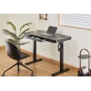 In hoogte verstelbaar bureau Up Up Balder II zwart