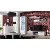 Cama woonkamer-sideboard UNI wit wit/wit glanzend