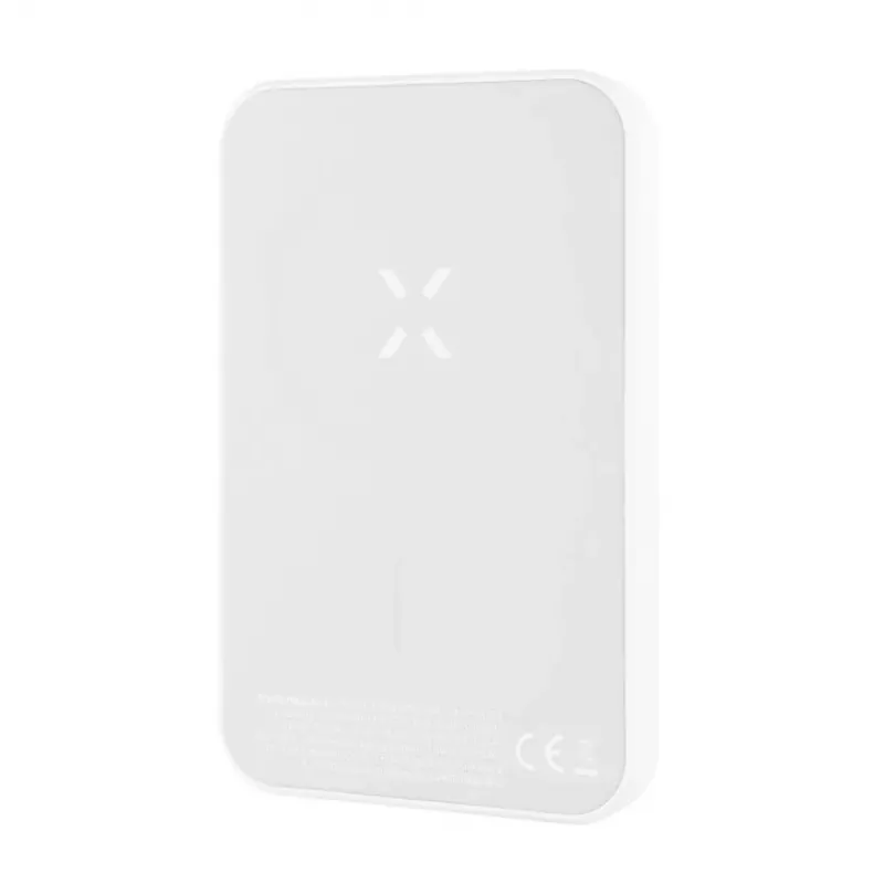 Draagbare powerbank FIXED FIXZENM-6-WH — 6000 mAh, USB-C-snelladen, wit