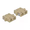 Glasvezeladapter DELOCK SC bus-bus beige, 4-pack (model 85996)