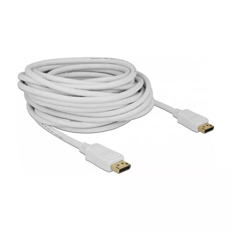 DisplayPort-kabel DeLOCK 84863 10 m wit