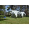 Paviljoen Event Shelter, 4,5 x 4,5 m (lichtgrijs/grijs)