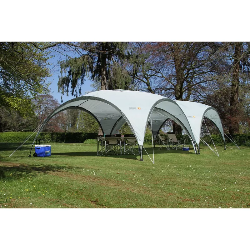 Paviljoen Event Shelter, 4,5 x 4,5 m (lichtgrijs/grijs)