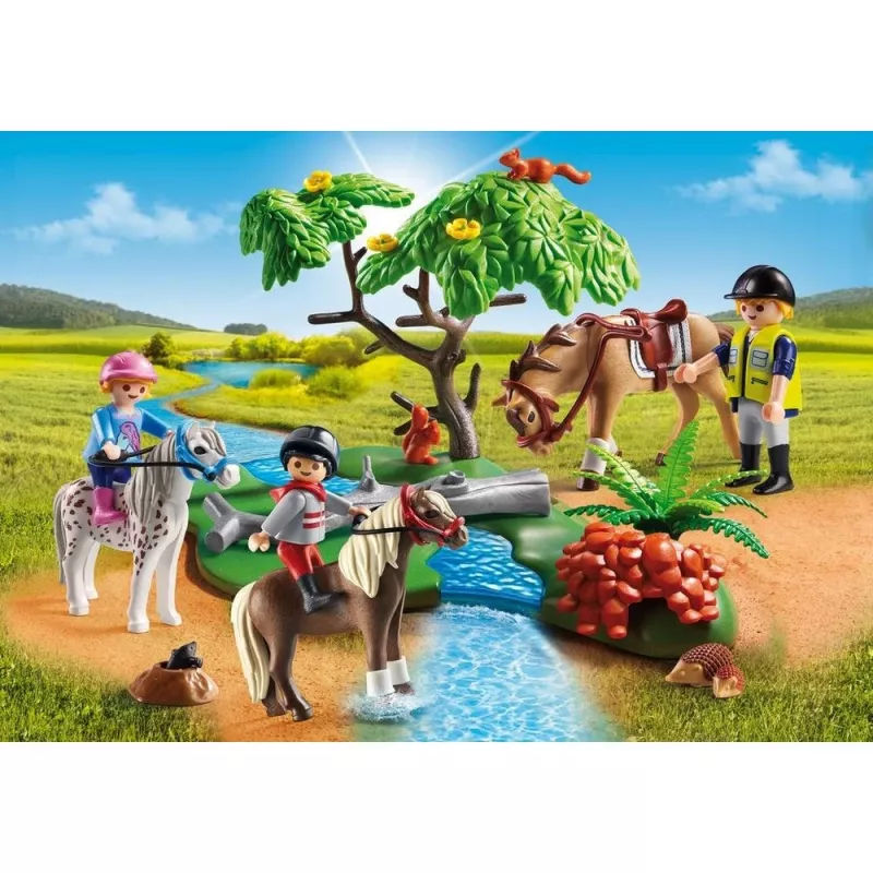 Playmobil Country Horseback Ride - dier - Country Horseback Ride - 4 jaar - meerkleurig (5685)
