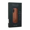 Mujjo Full Leather Case MagSafe hoes voor iPhone 17 bruin