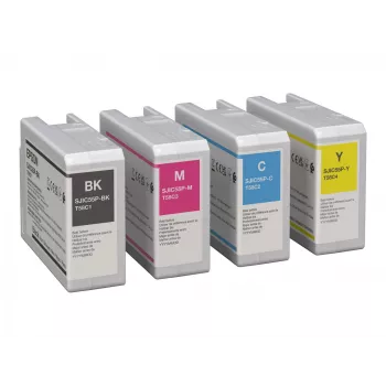 Inktpatroon Epson SJIC55(M) voor ColorWorks CW-D6500/D6000, magenta
