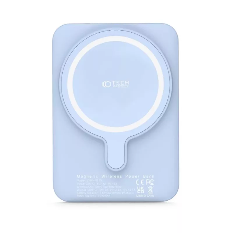 Draagbare powerbank TECH-PROTECT PB10 LIFEMAG 5000mAh blauw
