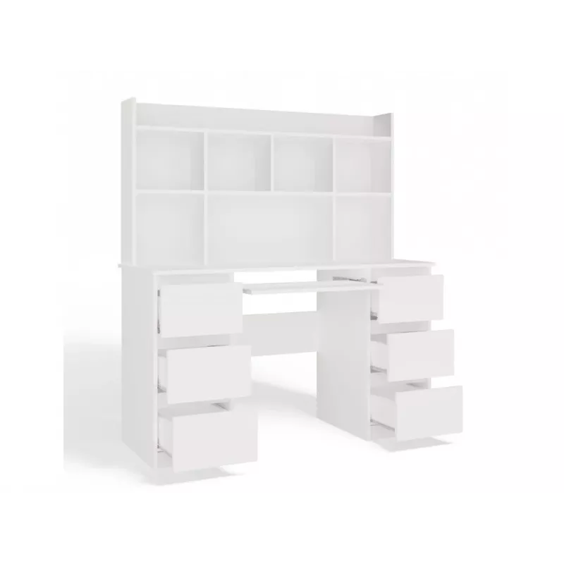 KUBA bureauset + extension piece, wit