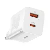 Baseus Super Si Pro snellader USB + USB-C 30W (wit)