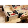 Bessey UniKlamp UK100 lijmklem, 1000 mm lengte, 80 mm uitlading, zwart/rood