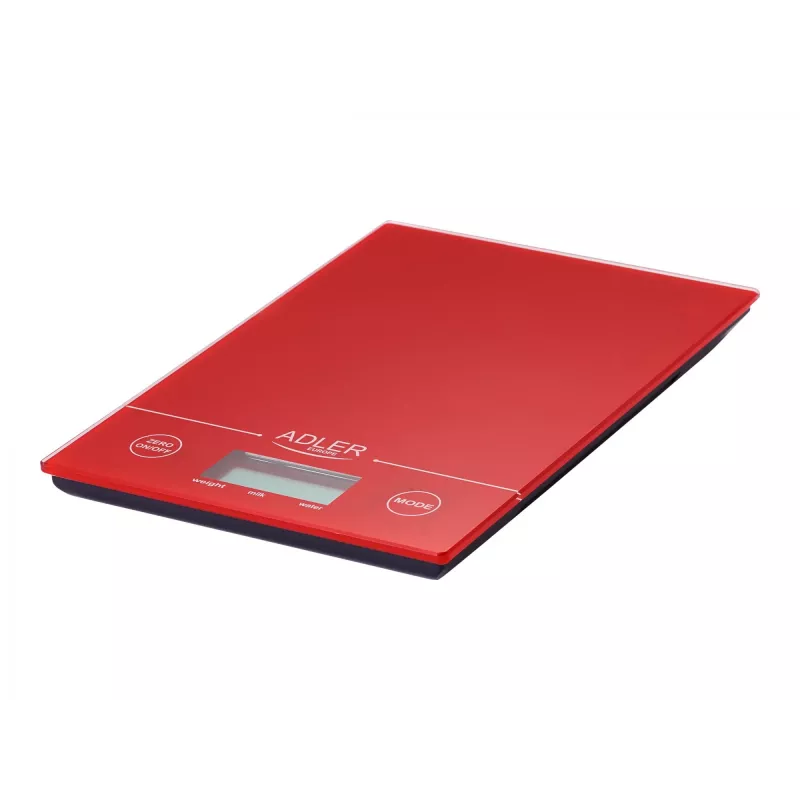 Elektronische keukenweegschaal Adler AD 3138 rood