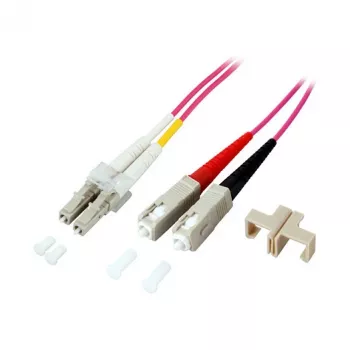 EFB-Elektronik duplex-jumper LC-SC 50/125µ, OM4, LSZH, erika violet, 2,0 mm, 3 m fabrikant: EFB Elektronik (O0323.3)