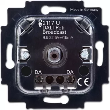 BUSCH JAEGER schakelaarserie - dimmer - ingebouwd - draaiknop - zwart - IP20 - 0 - 35 °C