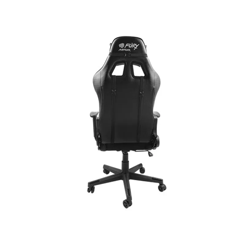 FURY Avenger XL universele gamingstoel gevoerde zitting zwart, wit