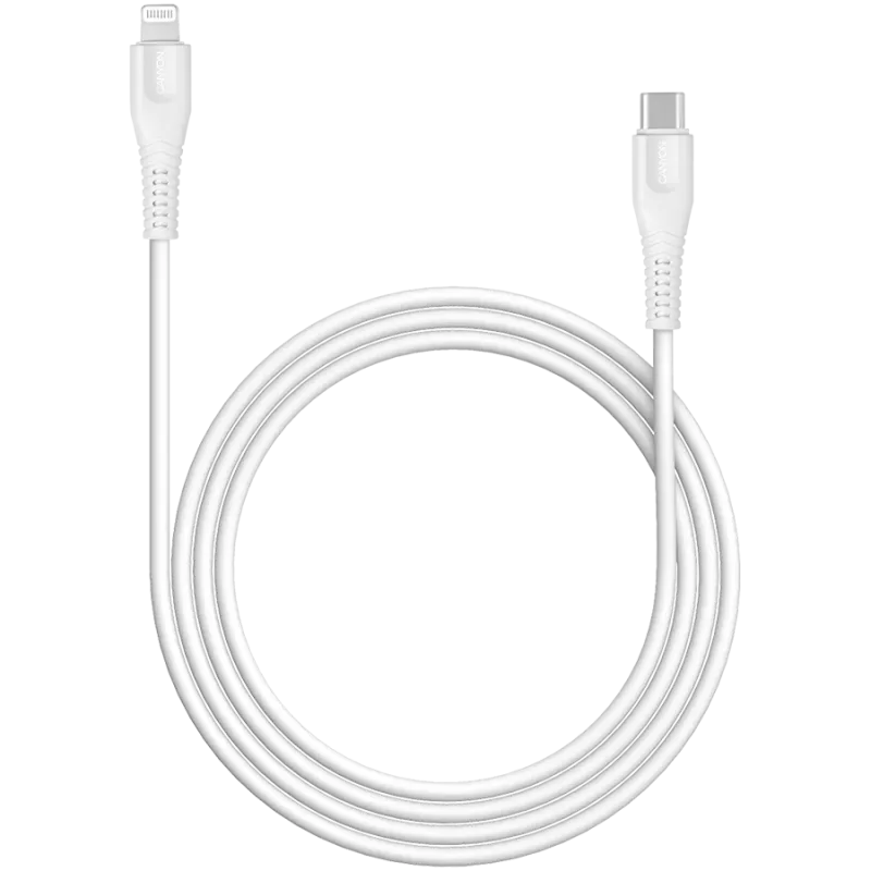 CANYON kabel MFI-4 Type-C naar Lightning 1,2m wit