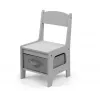 Kindermeubelset Milly Mally Sven grijs 5489 — compacte set in grijs