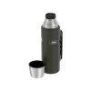 Thermosfles THERMOS TH-170028 470 ml, vacuümgeïsoleerd RVS, olijfgroen, 24 u warm/koud